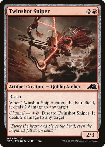 Twinshot Sniper Kamigawa: Neon Dynasty Magic card