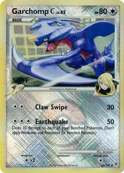 Garchomp C (League Promo) [Staff] League & Championship Cards Pokemon card