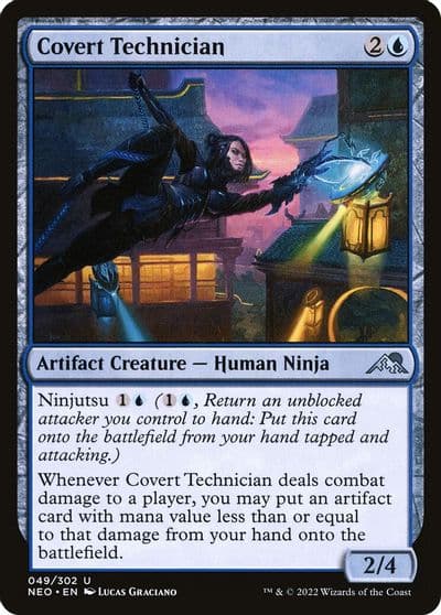 Covert Technician Kamigawa: Neon Dynasty Magic card