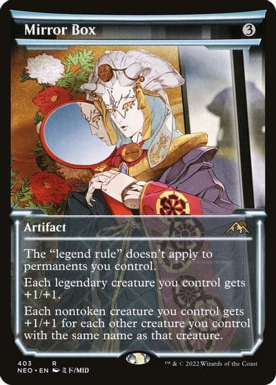 Mirror Box Showcase Kamigawa: Neon Dynasty Magic card