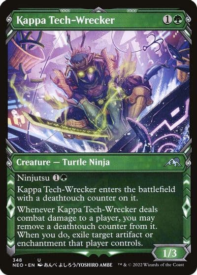 Kappa Tech Wrecker Showcase Kamigawa: Neon Dynasty Magic card