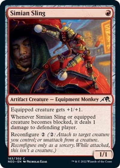 Simian Sling Kamigawa: Neon Dynasty Magic card