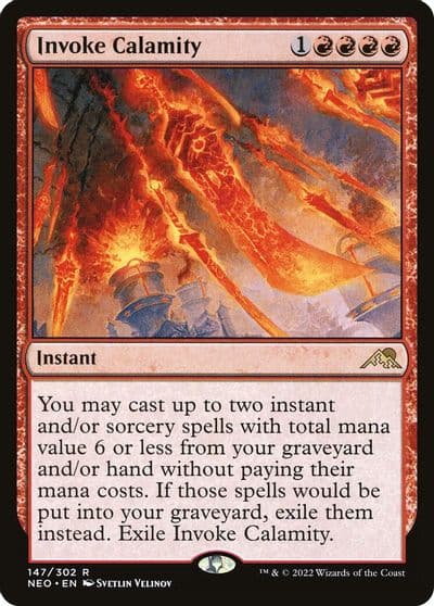 Invoke Calamity Kamigawa: Neon Dynasty Magic card