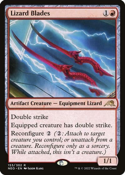 Lizard Blades Kamigawa: Neon Dynasty Magic card