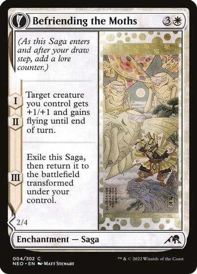 Befriending the Moths Kamigawa: Neon Dynasty Magic card