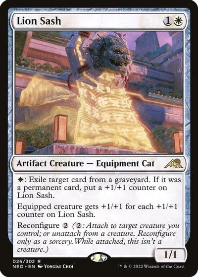 Lion Sash Kamigawa: Neon Dynasty Magic card