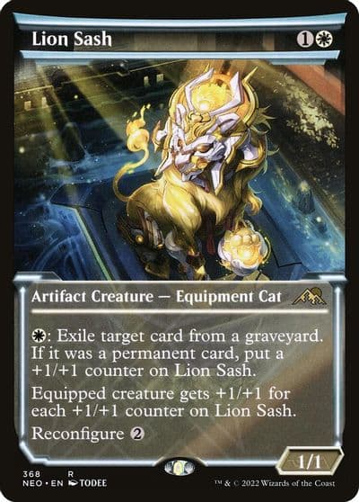 Lion Sash Showcase Kamigawa: Neon Dynasty Magic card