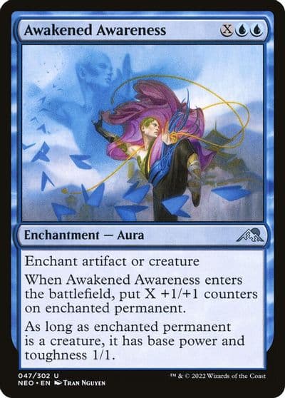 Awakened Awareness Kamigawa: Neon Dynasty Magic card