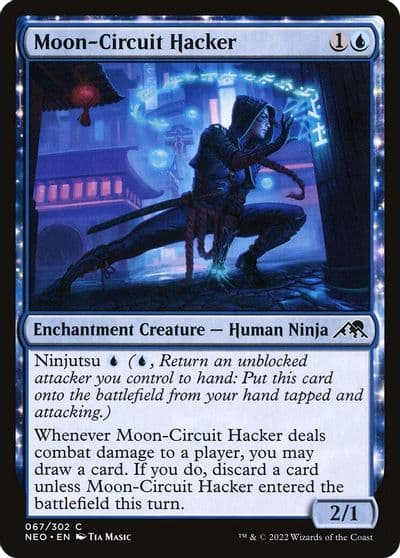 Moon Circuit Hacker Kamigawa: Neon Dynasty Magic card