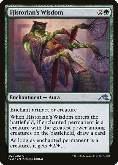 Historians Wisdom Kamigawa: Neon Dynasty Magic card