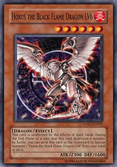 Horus the Black Flame Dragon LV6 Structure Deck: Rise of the Dragon Lords Yu-Gi-Oh! card