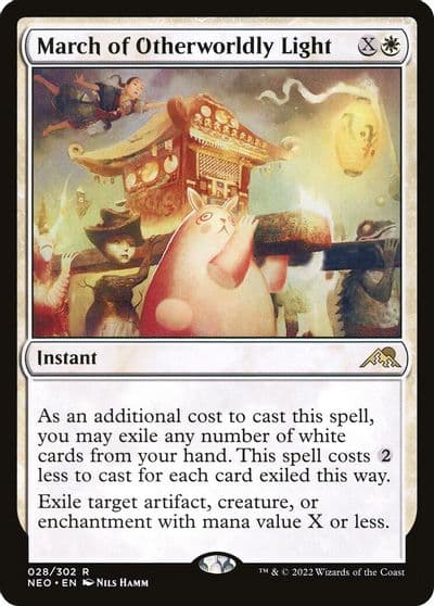 March of Otherworldly Light Kamigawa: Neon Dynasty Magic card