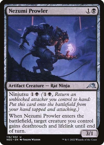 Nezumi Prowler Kamigawa: Neon Dynasty Magic card