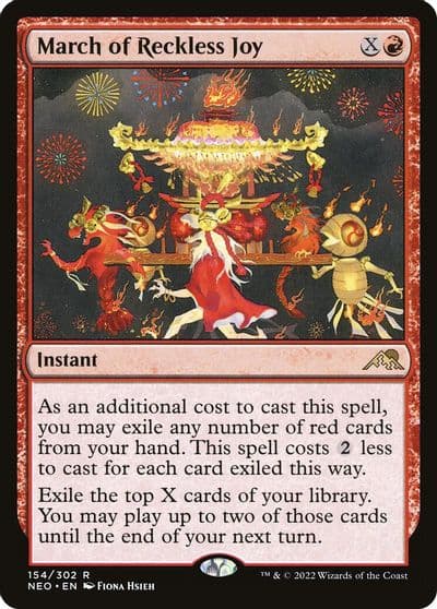 March of Reckless Joy Kamigawa: Neon Dynasty Magic card