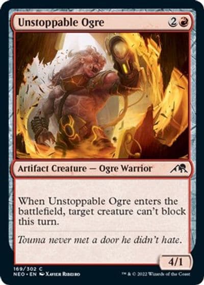 Unstoppable Ogre Kamigawa: Neon Dynasty Magic card