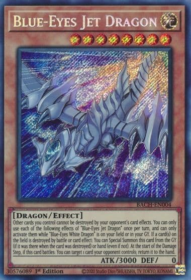 Blue Eyes Jet Dragon Battle of Chaos Yu-Gi-Oh! card