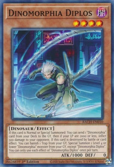 Dinomorphia Diplos Battle of Chaos Yu-Gi-Oh! card