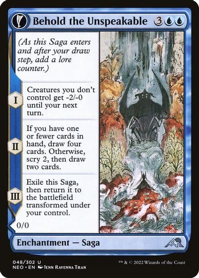 Behold the Unspeakable Kamigawa: Neon Dynasty Magic card