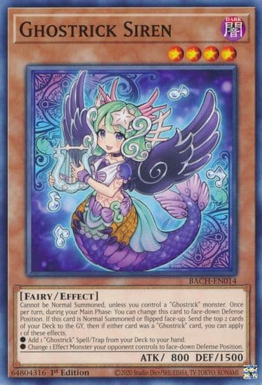 Ghostrick Siren Battle of Chaos Yu-Gi-Oh! card