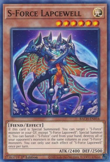 S Force Lapcewell Battle of Chaos Yu-Gi-Oh! card