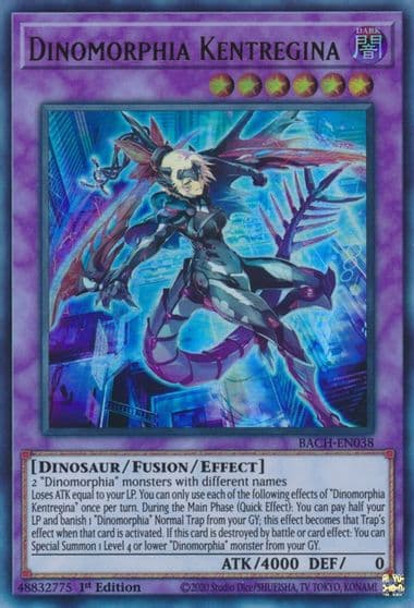 Dinomorphia Kentregina Battle of Chaos Yu-Gi-Oh! card