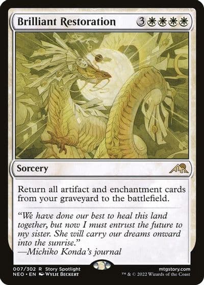 Brilliant Restoration Kamigawa: Neon Dynasty Magic card