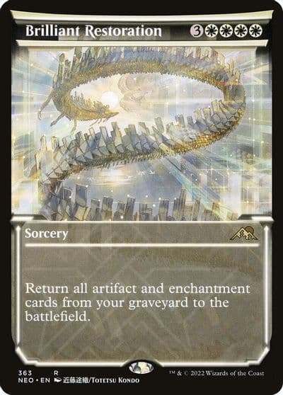 Brilliant Restoration Showcase Kamigawa: Neon Dynasty Magic card