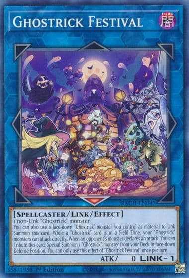 Ghostrick Festival Battle of Chaos Yu-Gi-Oh! card