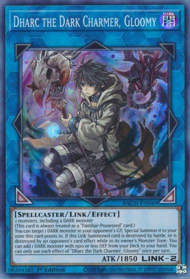 Dharc the Dark Charmer Gloomy Battle of Chaos Yu-Gi-Oh! card