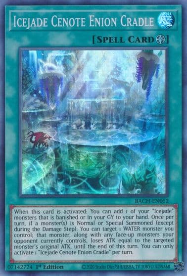 Icejade Cenote Enion Cradle Battle of Chaos Yu-Gi-Oh! card