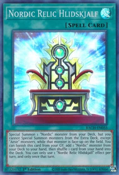 Nordic Relic Hlidskjalf Battle of Chaos Yu-Gi-Oh! card
