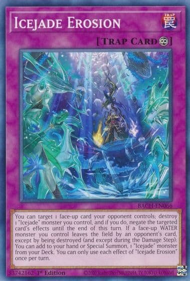 Icejade Erosion Battle of Chaos Yu-Gi-Oh! card