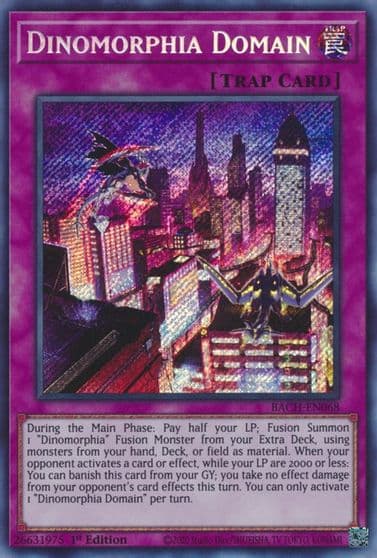 Dinomorphia Domain Battle of Chaos Yu-Gi-Oh! card