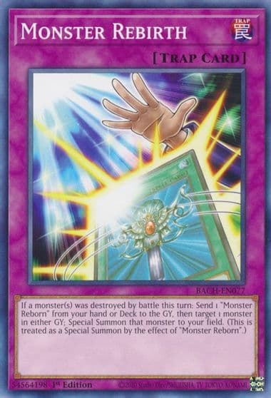 Monster Rebirth Battle of Chaos Yu-Gi-Oh! card