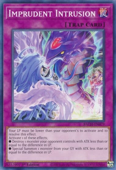 Imprudent Intrusion Battle of Chaos Yu-Gi-Oh! card