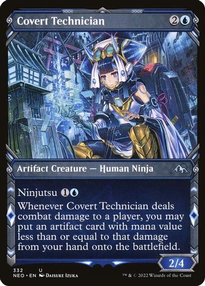 Covert Technician Showcase Kamigawa: Neon Dynasty Magic card