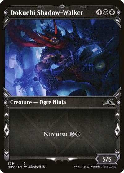 Dokuchi Shadow Walker Showcase Kamigawa: Neon Dynasty Magic card