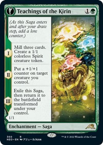Teachings of the Kirin Showcase Kamigawa: Neon Dynasty Magic card