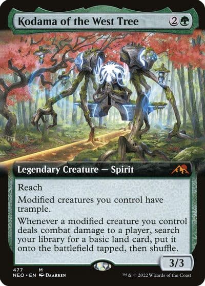Kodama of the West Tree Extended Art Kamigawa: Neon Dynasty Magic card