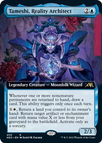 Tameshi Reality Architect Extended Art Kamigawa: Neon Dynasty Magic card
