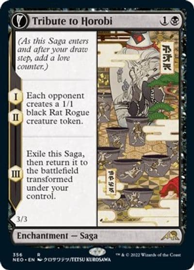 Tribute to Horobi Showcase Kamigawa: Neon Dynasty Magic card