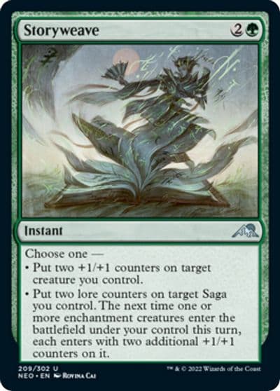 Storyweave Kamigawa: Neon Dynasty Magic card
