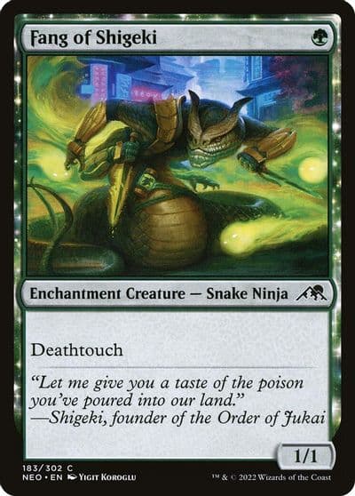 Fang of Shigeki Kamigawa: Neon Dynasty Magic card