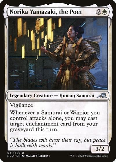 Norika Yamazaki the Poet Kamigawa: Neon Dynasty Magic card