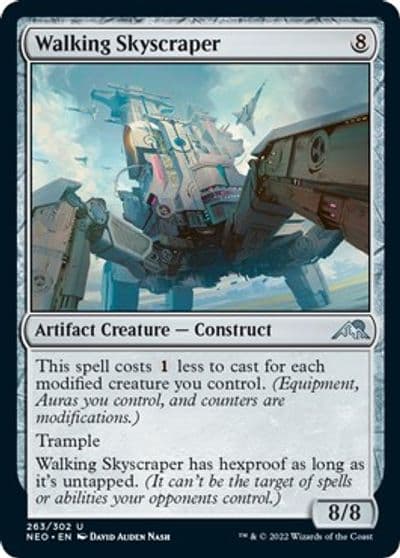 Walking Skyscraper Kamigawa: Neon Dynasty Magic card