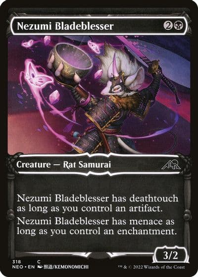 Nezumi Bladeblesser Showcase Kamigawa: Neon Dynasty Magic card