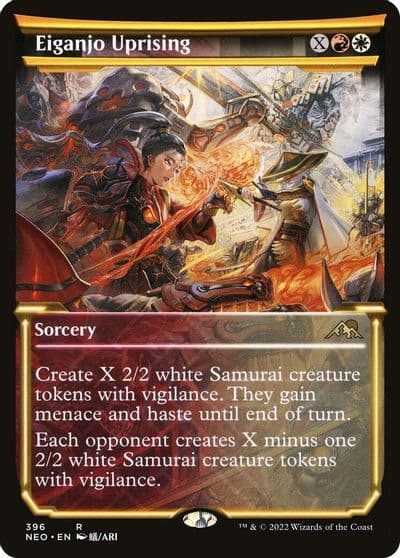 Eiganjo Uprising Showcase Kamigawa: Neon Dynasty Magic card