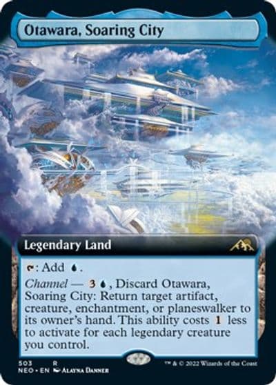 Otawara Soaring City Extended Art Kamigawa: Neon Dynasty Magic card