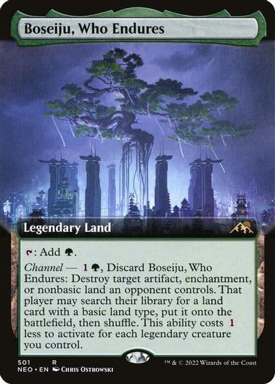 Boseiju Who Endures Extended Art Kamigawa: Neon Dynasty Magic card
