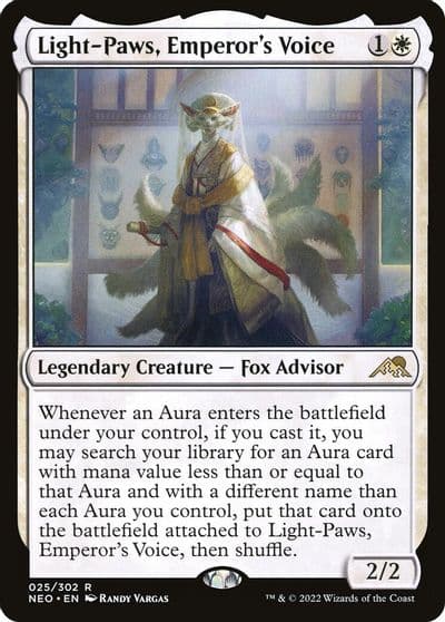 Light Paws Emperors Voice Kamigawa: Neon Dynasty Magic card